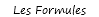 Les Formules