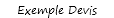 Exemple Devis